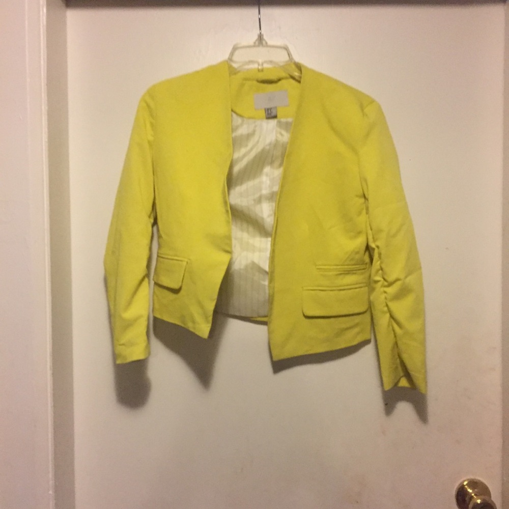A cropped jacket